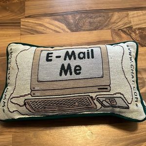 Email Me pillow.